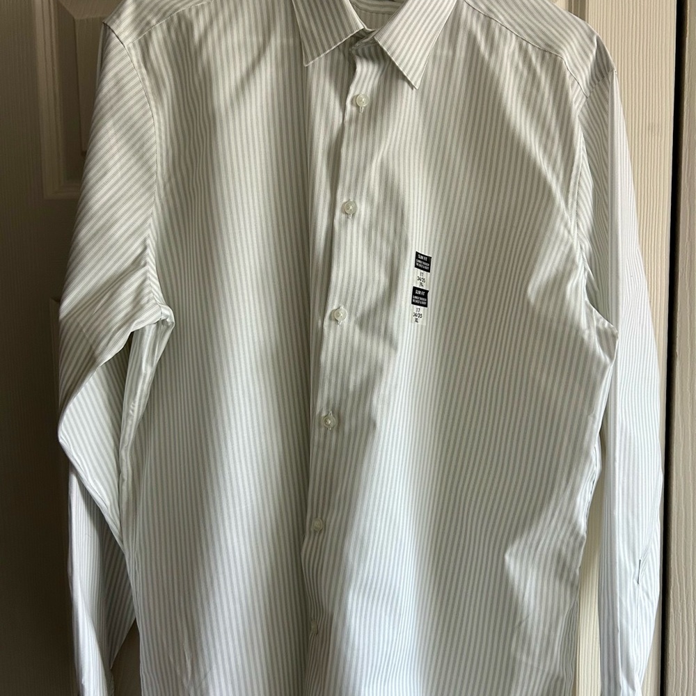 XL Men's Flint Stripe Dress Shirt - Classic Button-Down
